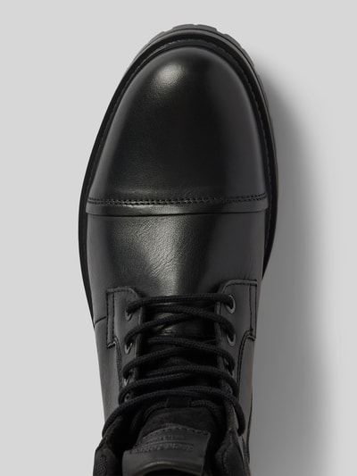 Jack & Jones Lederboots mit Dornschließe Modell 'DEXTER' Black 3