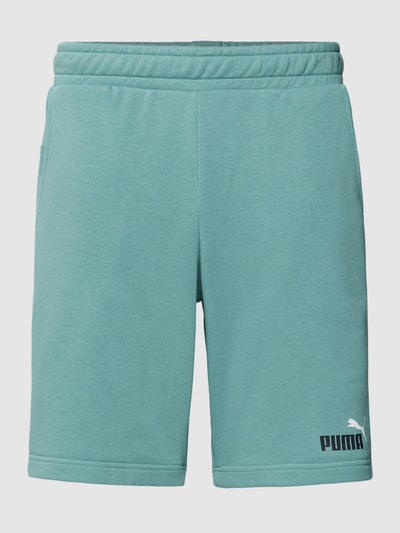 PUMA PERFORMANCE Sweatshorts mit Label-Print Petrol 2