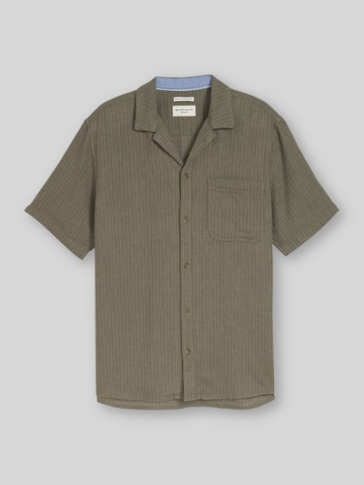 Tom Tailor Regular Fit Freizeithemd aus Leinen-Baumwolle-Mix Lind 2