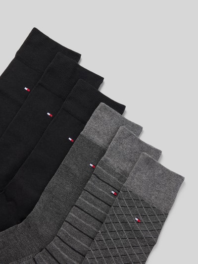 Tommy Hilfiger Socken aus Baumwoll-Mix im 6er-Pack Dunkelgrau 2