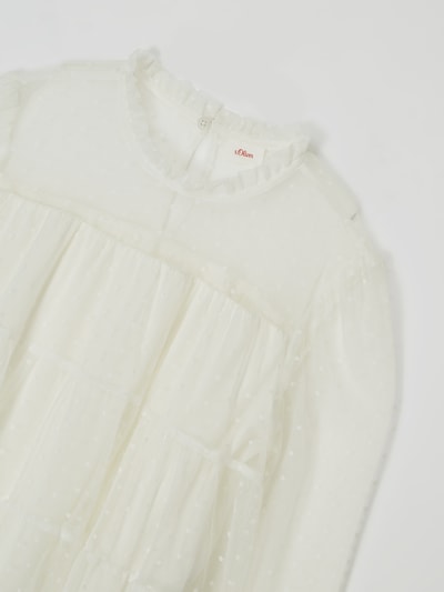 s.Oliver RED LABEL Blusenshirt im Stufen-Look Offwhite 2