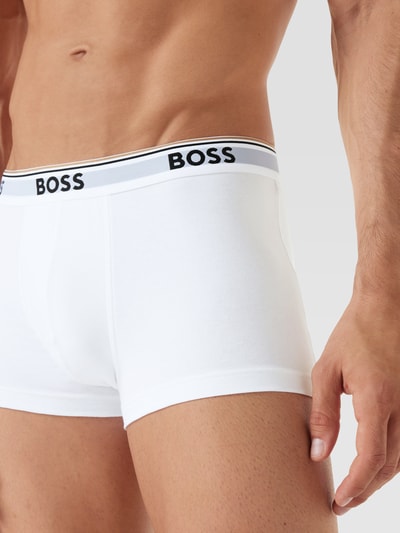 BOSS Trunks mit elastischem Logo-Bund im 3er-Pack Weiss 3