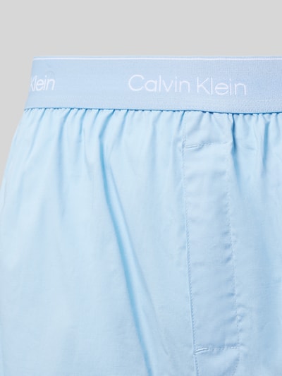 Calvin Klein Underwear Bokserki z elastycznym paskiem z logo w zestawie 3 szt. Błękitny 2