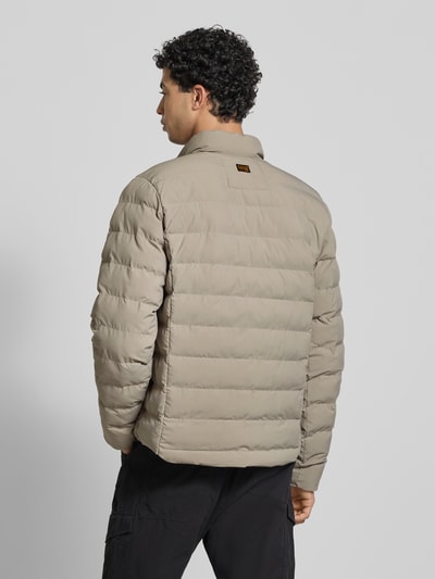G-Star RAW Regular Fit gewatteerde jas met logopatch model 'Foundation' Zand - 5