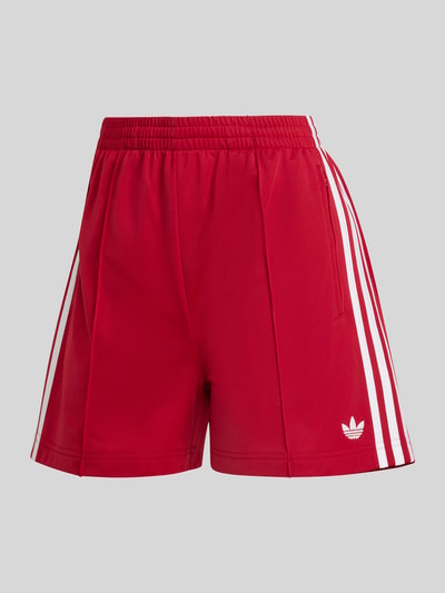 adidas Originals Loose Fit Sweatshorts mit Logo-Patch Modell 'FIREBIRD' Rot 2