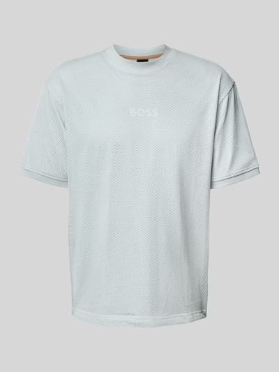 BOSS Orange T-Shirt mit Lochstickerei Lind 2