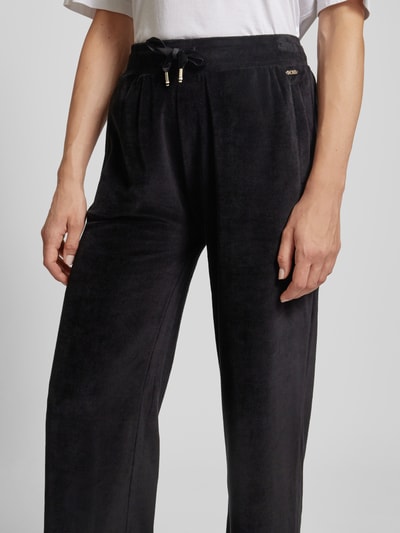 BOSS Sweatpants mit elastischem Bund Modell 'Velluto' Black 3