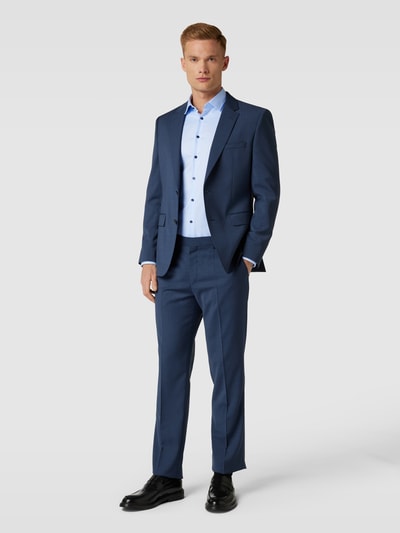 JAKE*S SUPER SLIM Slim Fit Premiumhemd mit Kentkragen Hellblau 1