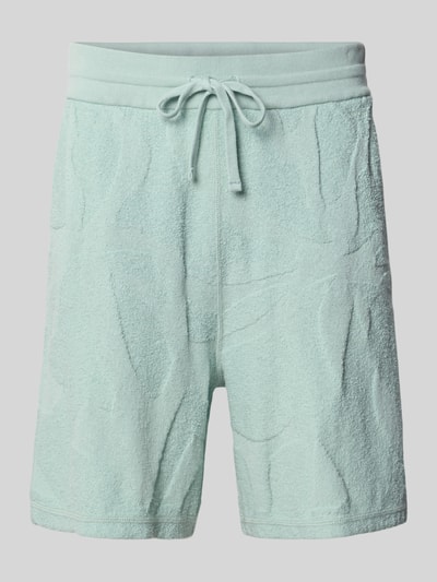 Produktfoto, Regular Fit Sweatshorts aus Baumwoll-Mix Modell 'ASURFER' von BOSS Orange, Optik: Unifarben, Struktur-Muster, Frottee-Textur.