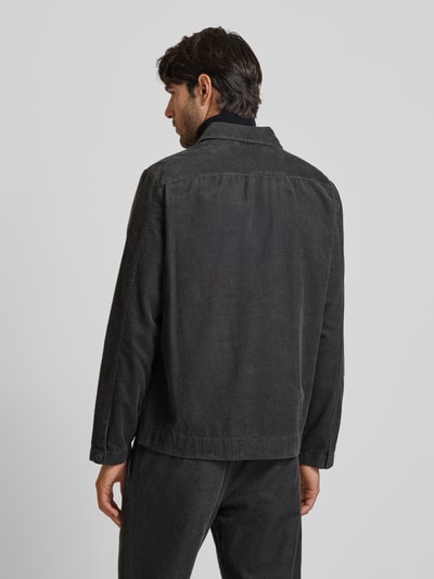 Marc O'Polo Corduroy overshirt van puur biologisch katoen Antraciet - 5