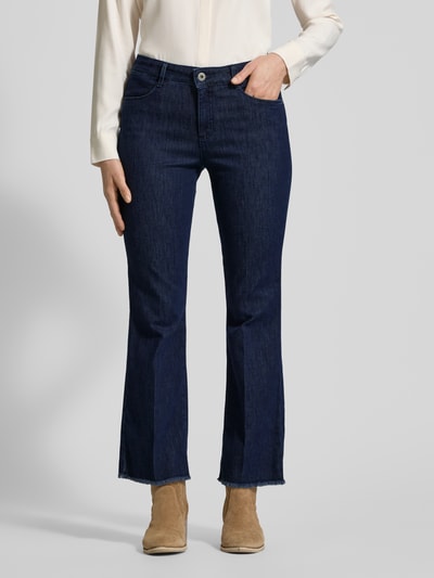 Brax Flared jeans in verkorte pasvorm, model 'SHAKIRA' Donkerblauw - 4