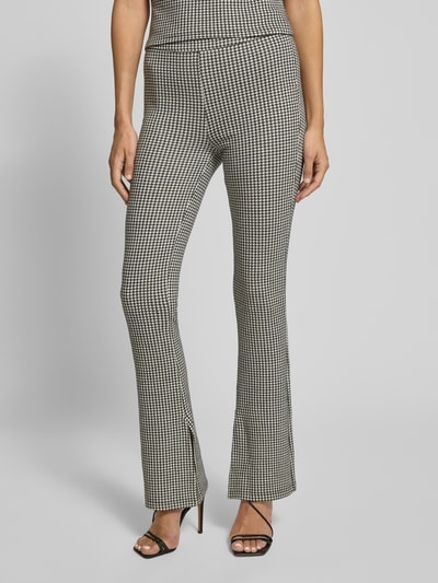 HUGO Slim Fit Schlaghose aus Baumwoll-Viskose-Mix Modell 'NAROSETTA' Black 4