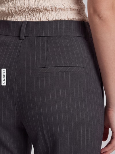 Stehmann Wide Leg Hose mit Gürtelschlaufen Modell 'Fenja' Anthrazit 3