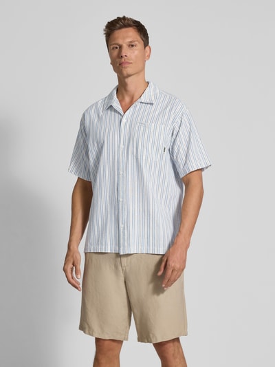 WOODBIRD Regular Fit Freizeithemd mit Brusttasche Hellblau 4