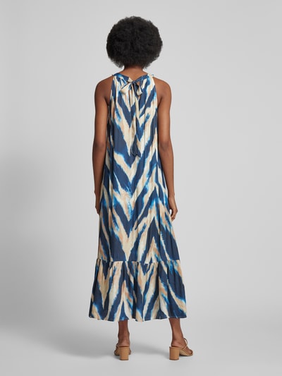 More & More Maxi-jurk met halter Marineblauw - 5