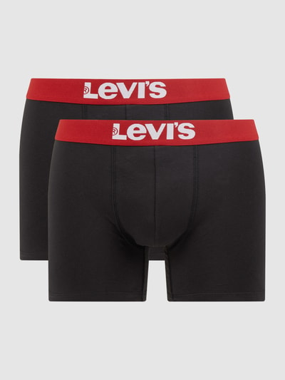 Levi's® Trunks met labelprint Zwart - 1