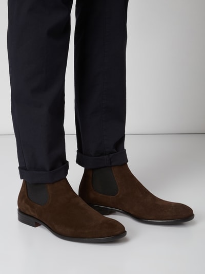 Vagabond Chelsea Boots aus Veloursleder Dunkelbraun 3