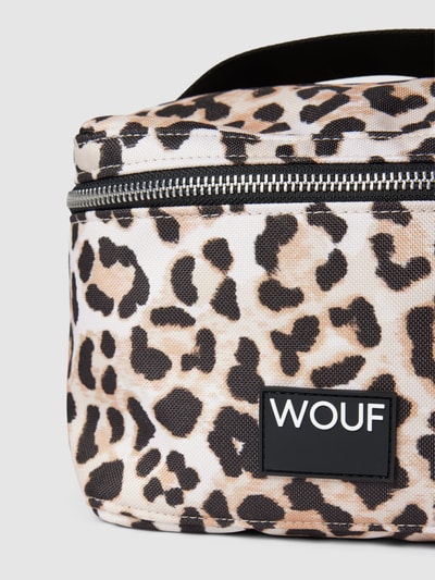 WOUF Kosmetiktasche mit Animal-Print Modell 'Cleo' Sand 2