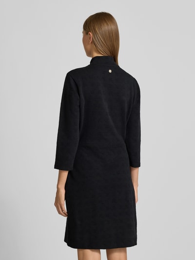 JOOP! Knielange jurk met korte ritssluiting, model 'Tariana' Zwart - 5