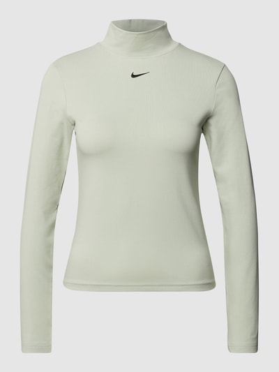 Nike Tight Fit Longsleeve mit Stehkragen Mint 2