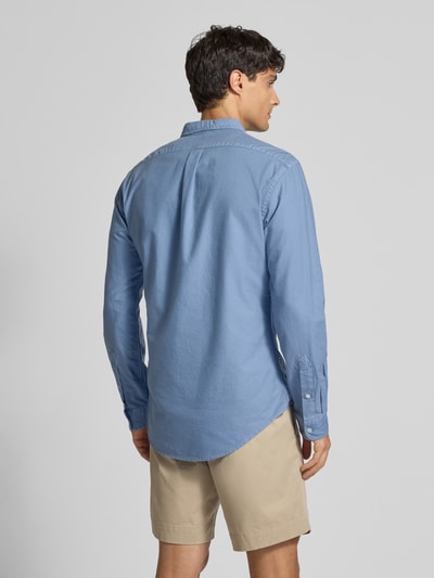 Polo Ralph Lauren Slim Fit Freizeithemd mit Button-Down-Kragen Blau 5