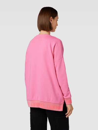 miss goodlife Sweatshirt met statementprint, model 'L(i)ebe' Roze - 5