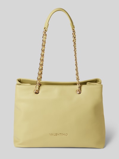 VALENTINO BAGS Shopper met labelapplicatie, model 'ARCADIA' Lichtgroen - 1