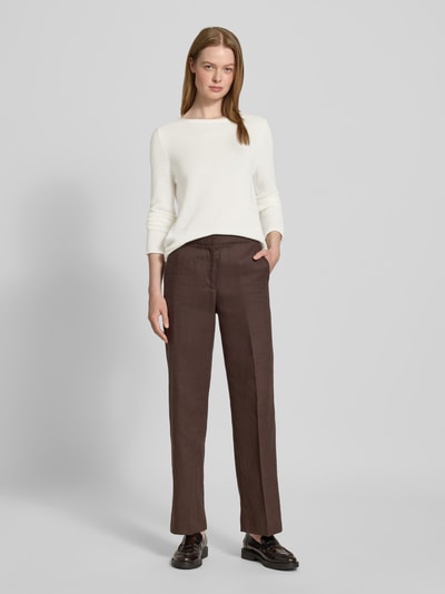 Marc O'Polo Regular Fit Strickpullover aus reiner Baumwolle Offwhite 1