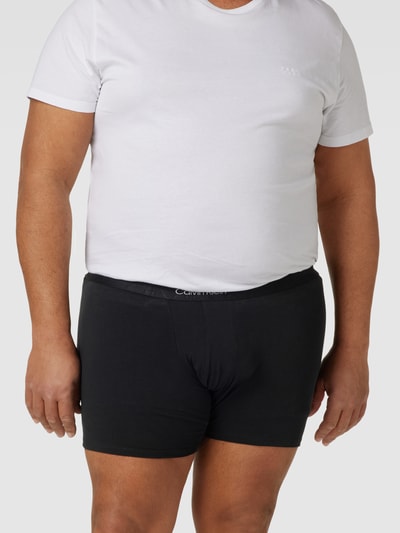 Calvin Klein Underwear Plus PLUS SIZE Trunks mit Teilungsnähte Modell 'BOXER BRIEF' Black 1