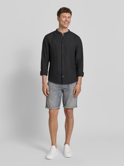PME Legend Regular Fit Jeansshorts im 5-Pocket-Design Mittelgrau 1