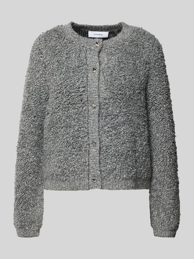 comma Vest met knoopsluiting Antraciet - 2