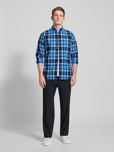 Gant Regular Fit Freizeithemd mit Label-Stitching Royal 1