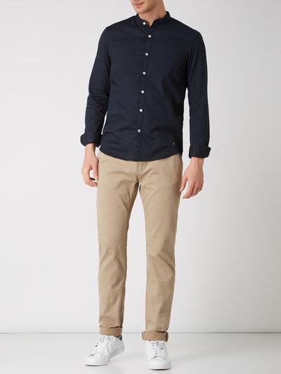 Tom Tailor Denim Slim fit vrijetijdsoverhemd van Oxford  Donkerblauw - 1