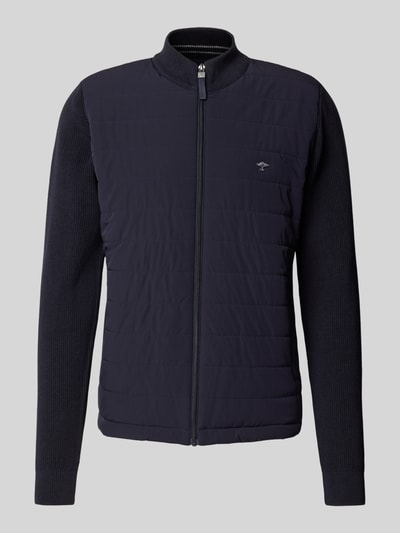 Fynch-Hatton Strickjacke mit Reißverschluss Marine 2
