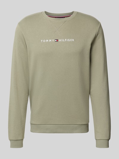 Tommy Hilfiger Regular Fit Sweatshirt aus Baumwoll-Mix Khaki 2