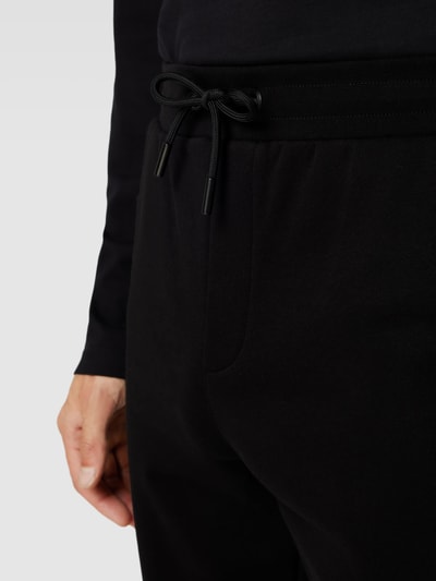 Karl Lagerfeld Bermudas mit elastischem Bund Schwarz 3