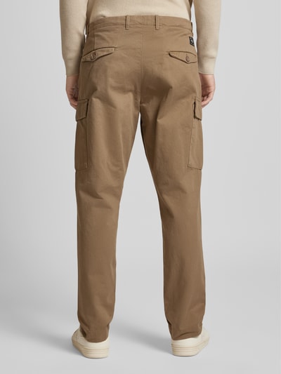 Replay Regular Fit Cargohose mit Knopfverschluss Beige 5