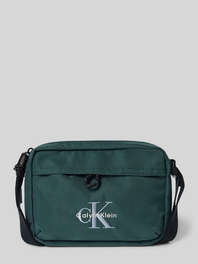 CK Calvin Klein Crossbody Bag mit Label-Stitching Petrol 2
