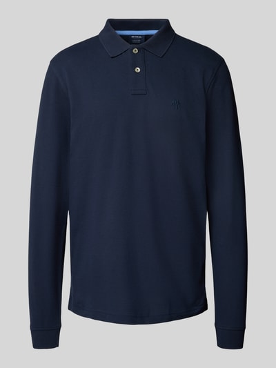 MCNEAL Regular Fit Poloshirt mit Label-Stitching Dunkelblau 2