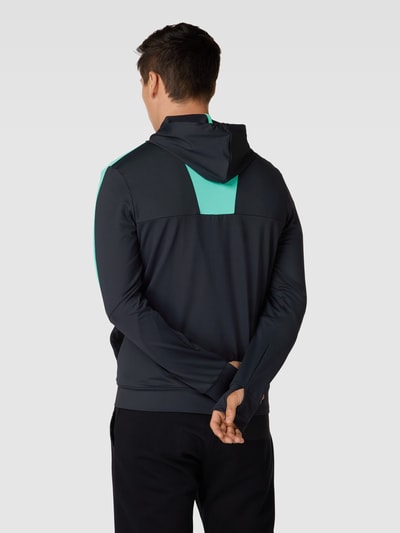 BOSS Green Sweatjacke mit Label-Print Modell 'Sicon' Marineblau 5