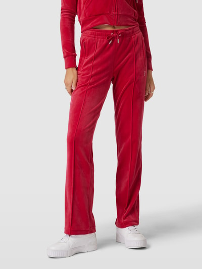 Juicy Couture Sweatpants met strass-steentjes, model 'TINA' Felroze - 4