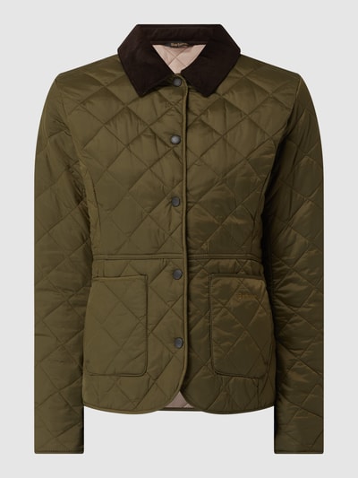 Barbour Kurtka pikowana z watowaniem model ‘Deveron’ Oliwkowy 2