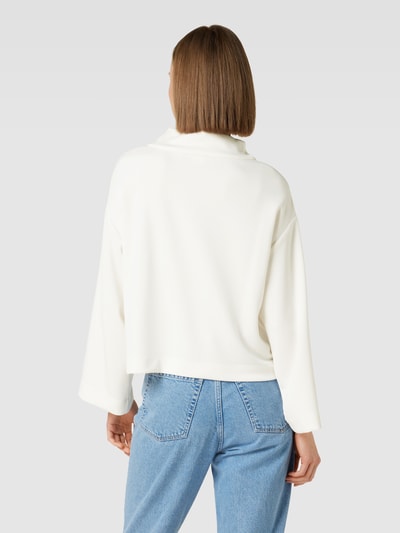 s.Oliver BLACK LABEL Sweatshirt met opstaande kraag Wit - 5