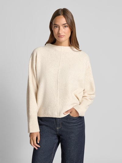 s.Oliver RED LABEL Regular Fit Strickpullover mit Woll-Anteil Beige 4