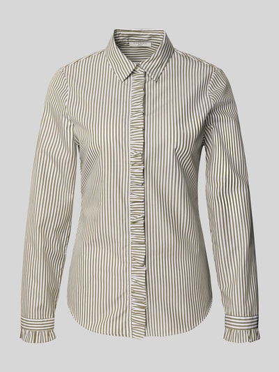 ETERNA Slim Fit Hemdbluse mit 3/4-Arm Gruen 2