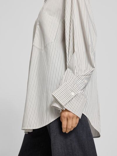 JOOP! Regular Fit Hemdbluse aus Viskose-Mix Modell 'Benice' Hellgrau 3