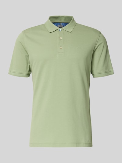 Brax Koszulka polo o kroju slim fit z Mieszanka bawełny Model 'Pete' Jasnozielony 2