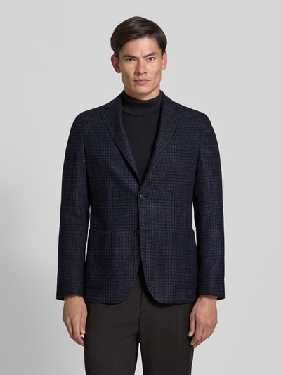 BOSS Slim Fit Sakko aus Schurwoll-Mix Modell 'C-Hanry-263' Marine 4