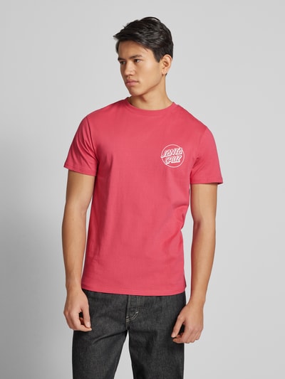 SANTA CRUZ T-Shirt mit Label-Print Rot 4