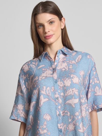 JAKE*S STUDIO WOMAN Blouse van viscosemix met 1/2-mouwen Oudroze - 3